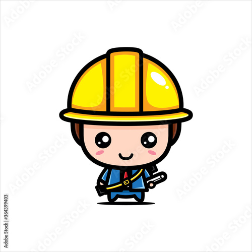 design vector mascot cute architect