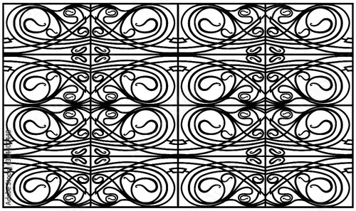 Antique Gate Ornamental Vector