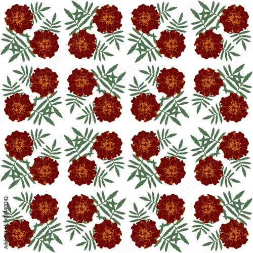 Seamless pattern with brown...