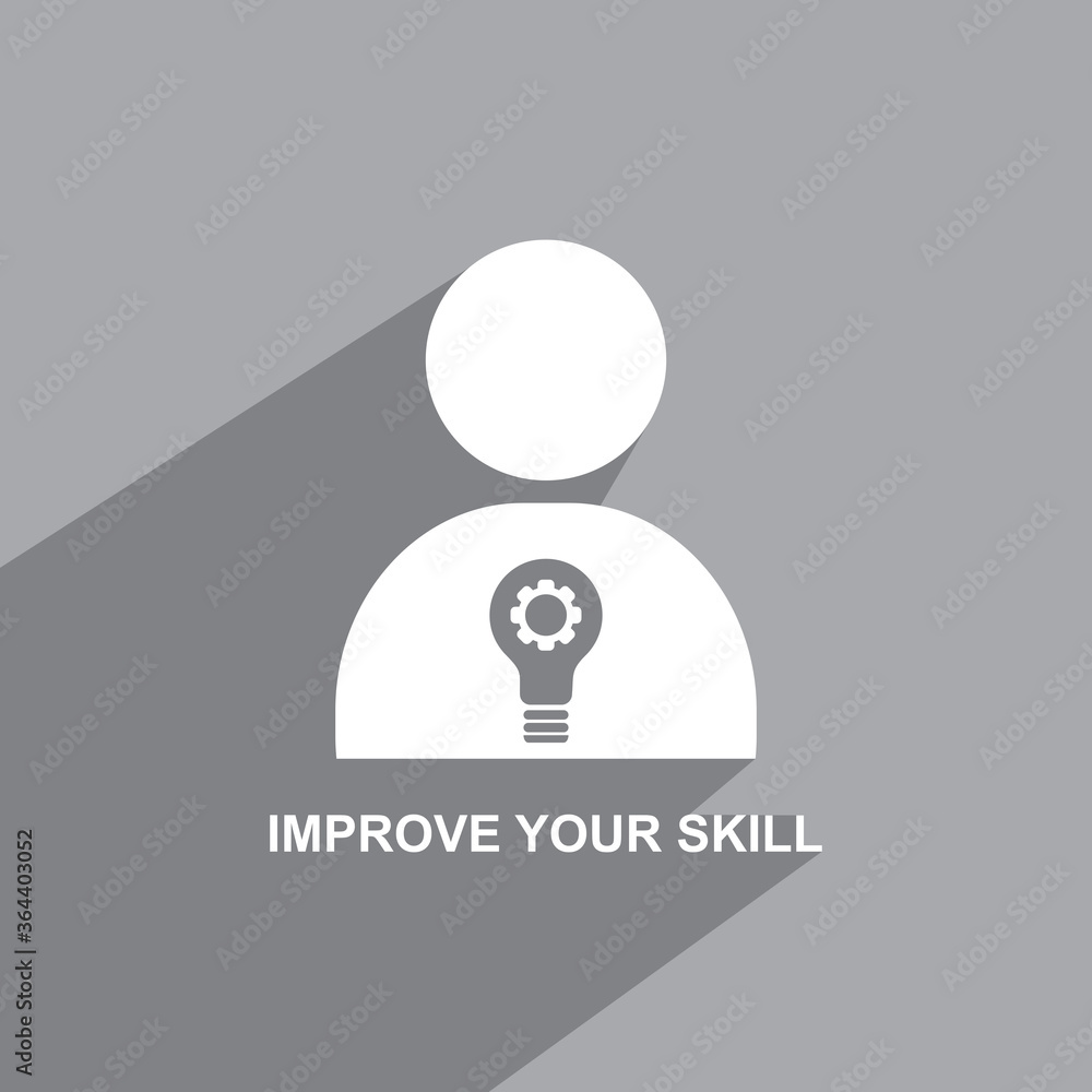 Upgrade Skills Icon, Business icon vector Upgrade Skills Icon, Business icon vector