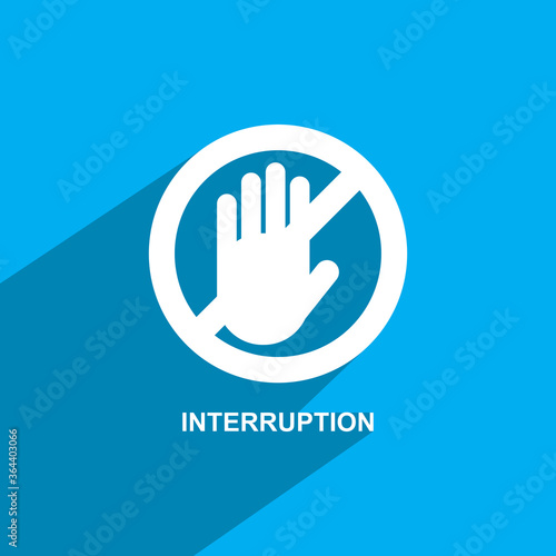 Interrupt Icons, Business icon vector