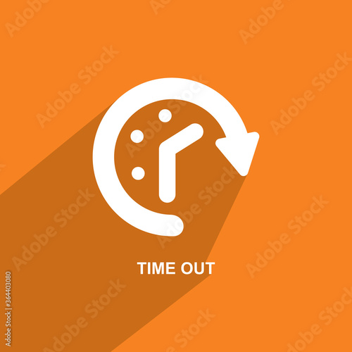 Timeout icon, Business icon vector