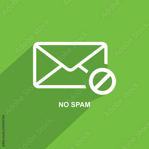 No Spam icon, Business icon vector