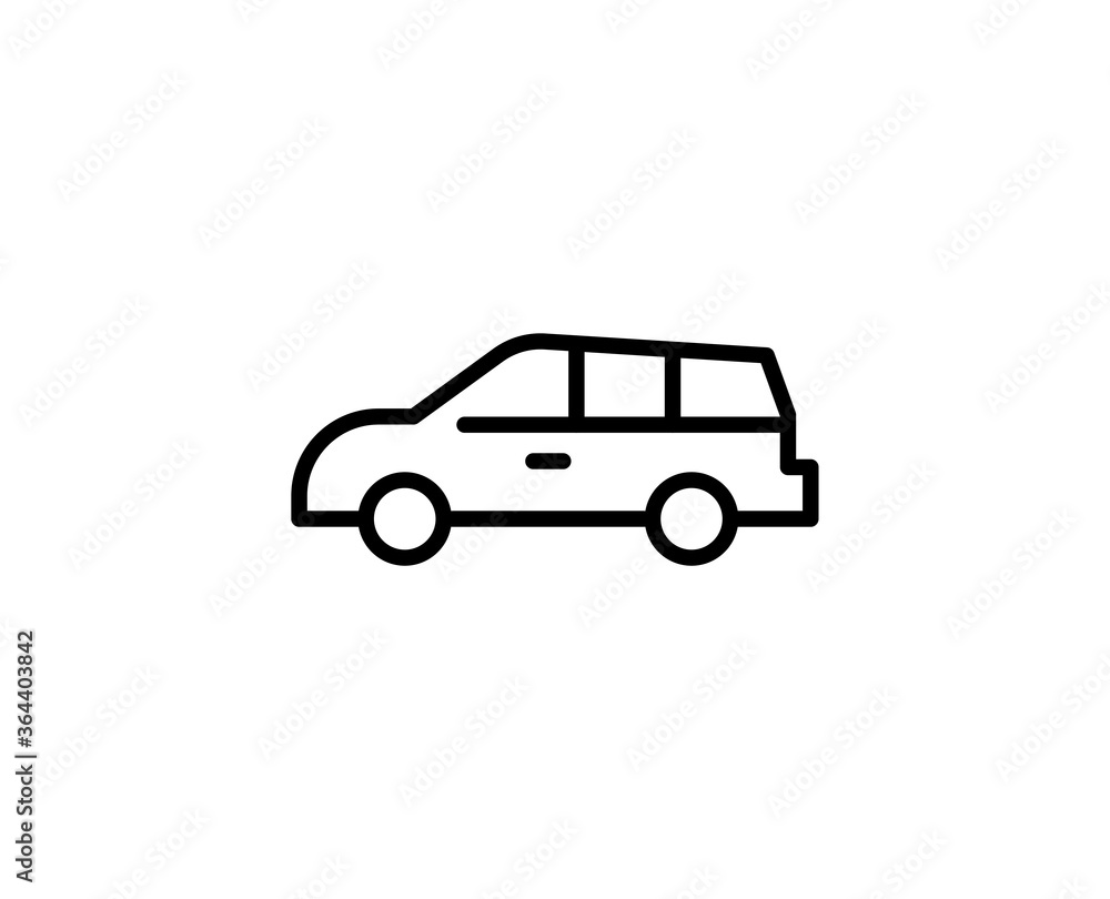 Car line icon Car line icon