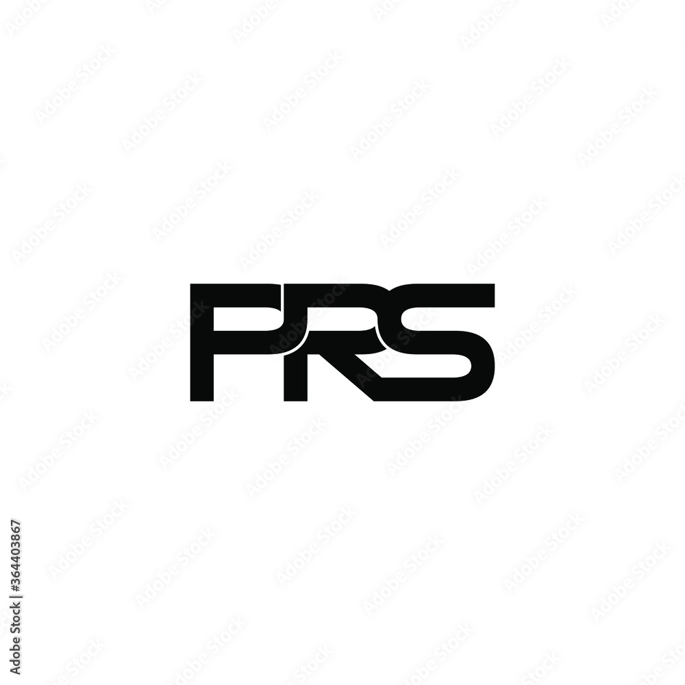 prs letter original monogram logo design