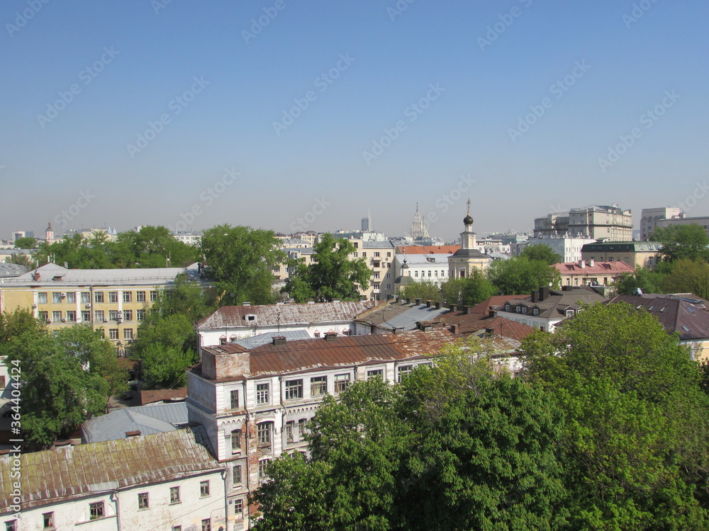 Russia, Moscow City, Center, View from the Roof (7)