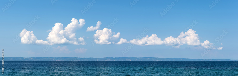 Perfect sky and water of ocean Perfect sky and water of ocean