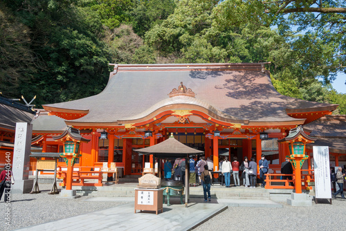 Kumano Nachi Taisha in Nachikatsuura, Wakayama, Japan. It is part of the 