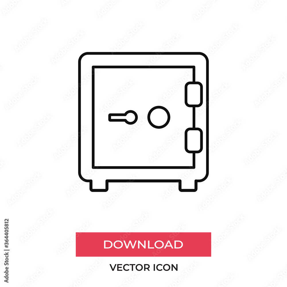 Safe icon vector. Protection sign Safe icon vector. Protection sign