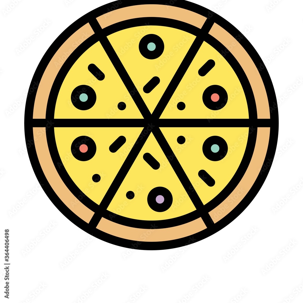 birthday or new born baby related spicy pizza with mashrooms vectors with editable stroke, birthday or new born baby related spicy pizza with mashrooms vectors with editable stroke,