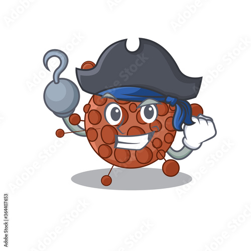 one hook hands Pirate character neisseria cartoon design