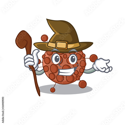 sneaky witch neisseria cartoon character design style