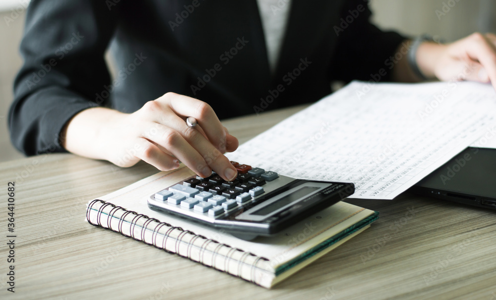 accountant checking financial statements. Finance. The concept of accounting. accountant checking financial statements. Finance. The concept of accounting.