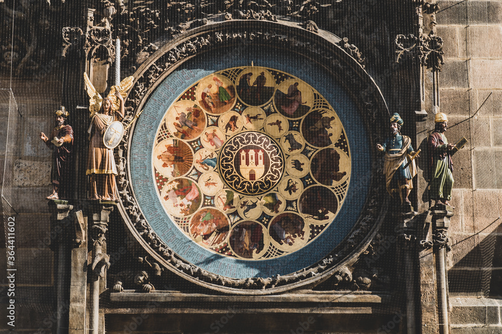 The Prague Astronomical Clock, or Prague Orloj, is a medieval astronomical clock located in Prague, the capital of the Czech Republic. The clock was first installed in 1410, making it the third-oldest