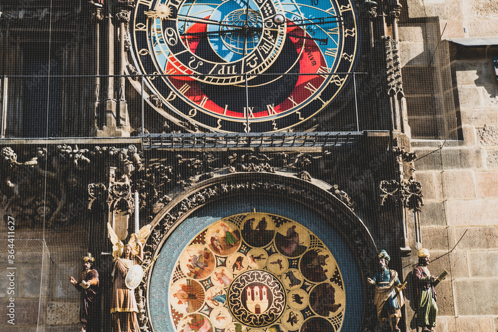 The Prague Astronomical Clock, or Prague Orloj, is a medieval astronomical clock located in Prague, the capital of the Czech Republic. The clock was first installed in 1410, making it the third-oldest