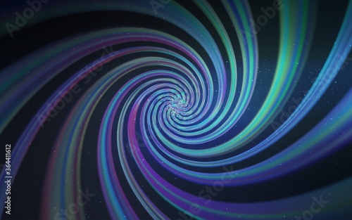 Light BLUE vector background with astronomical stars. Glitter abstract illustration with colorful cosmic stars. Smart design for your business advert.