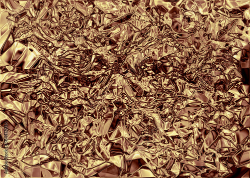 Obraz na płótnie Gold foil paper decorative texture background for artwork - Illustration w salonie