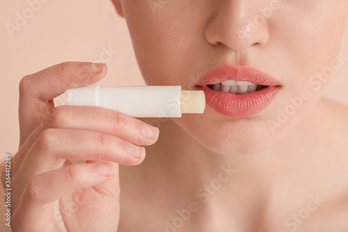 Beautiful young woman with ...