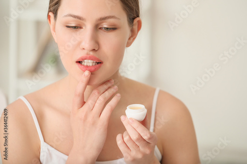 Beautiful young woman with ...