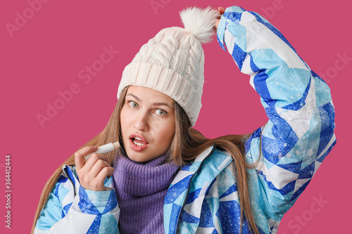 Beautiful young woman with ...