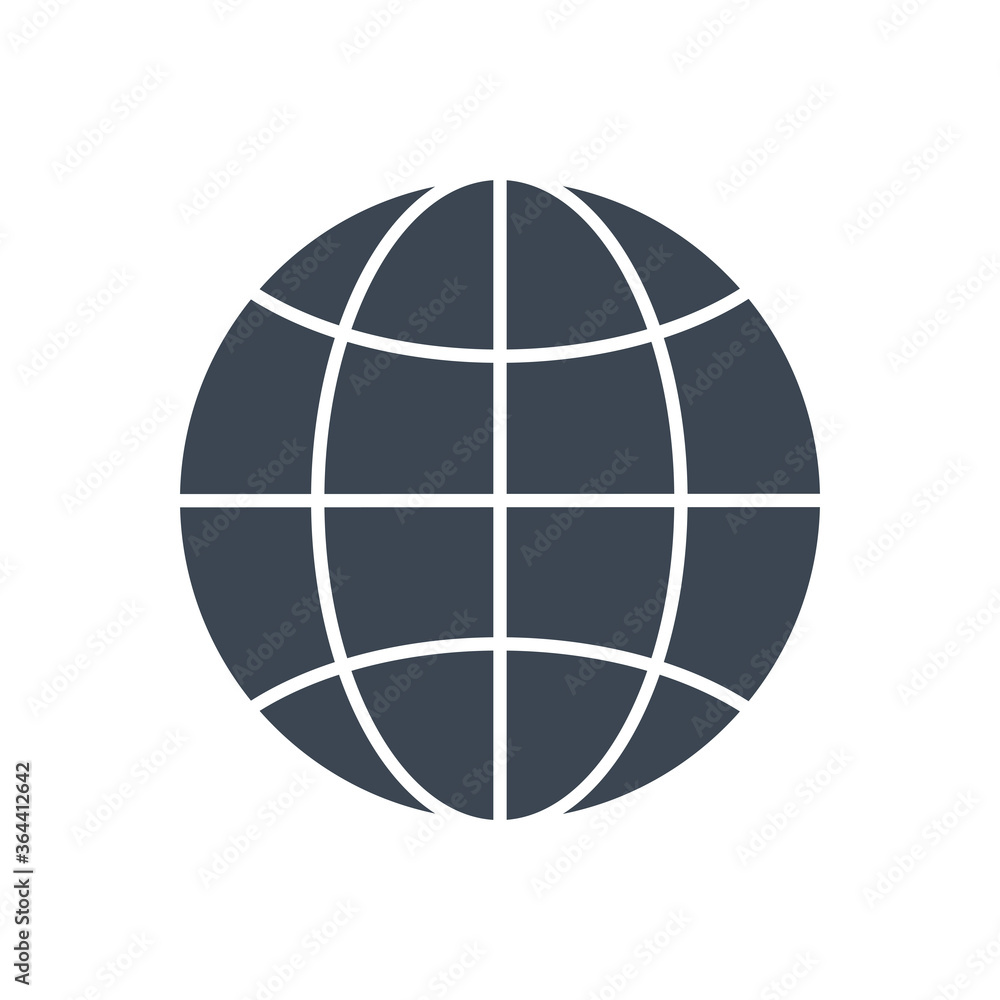 Globe Related Vector Glyph Icon. Isolated on White Background. Vector Illustration. Globe Related Vector Glyph Icon. Isolated on White Background. Vector Illustration.