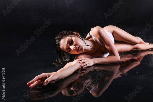 Beautiful young woman with ...
