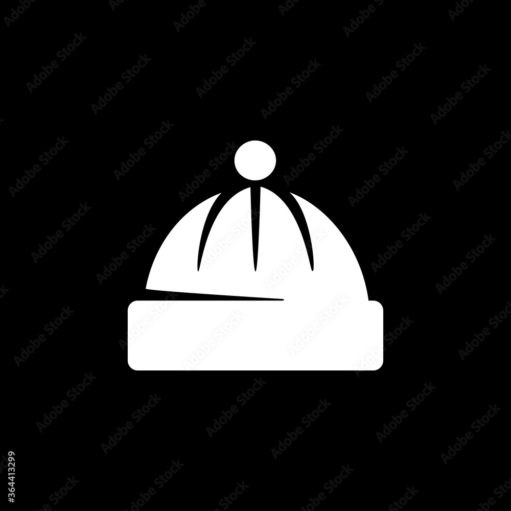 Cap icon in Flat Style. Vector illustration Cap icon in Flat Style. Vector illustration