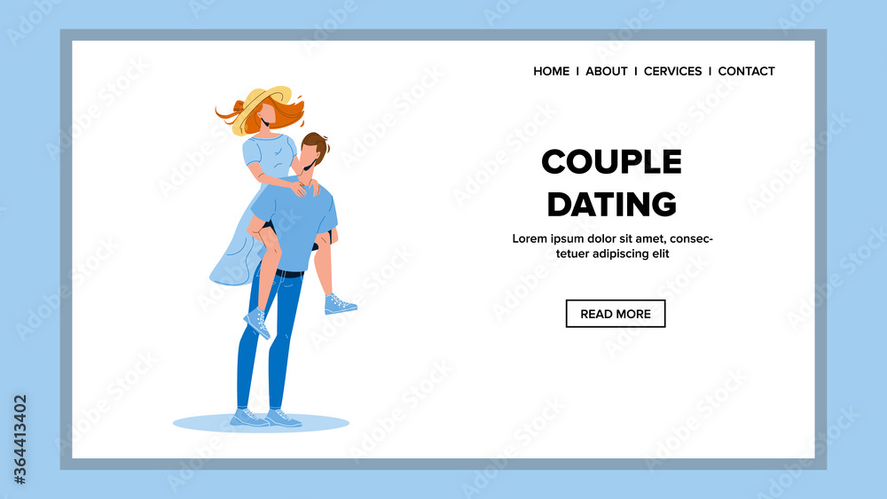 Couple Dating Relationship Boy And Girl Vector Couple Dating Relationship Boy And Girl Vector