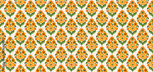 70's retro pattern material vector illustration	