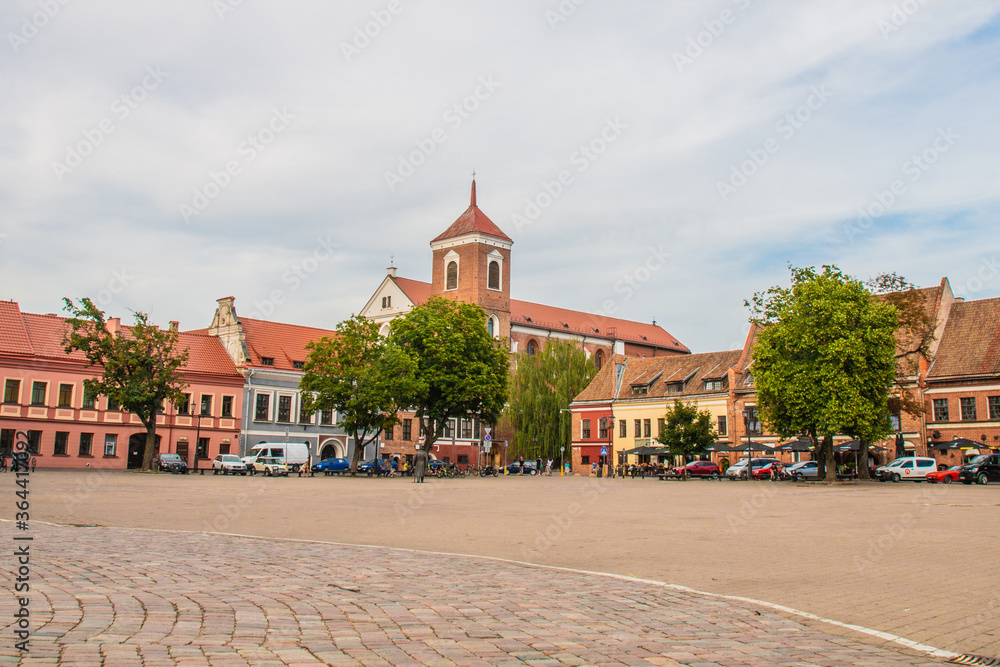
Town Hall of Kaunas in Town Hall Square at the Old Town, Kaunas, Lithuania
