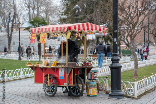 Chestnut seller