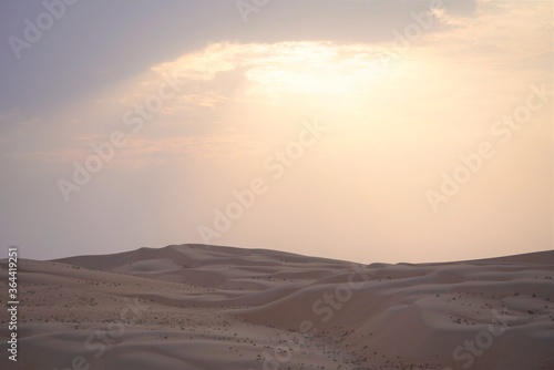 sunset over the desert © Morten H