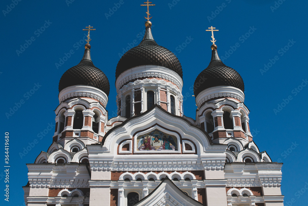 The Alexander Nevsky Cathedral (Aleksander Nevski cathedral) is an orthodox cathedral. It was built in a typical Russian Revival style between 1894 and 1900 in Tallinn, Estonia