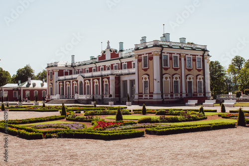 Kadriorg Palace was built by Tsar Peter the Great in the 18th Century. Kadriorg Palace is a Petrine Baroque palace built for Catherine I of Russia after the Great Northern War. Tallinn, Estonia.