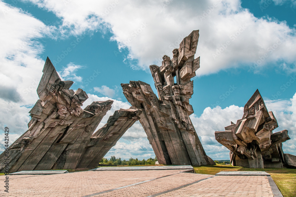 Memorial of the Victims of Nazism at the Ninth Fort, Kaunas, Lithuania. is a stronghold in the northern part of Šilainiai elderate, Kaunas, Lithuania. It is a part of the Kaunas Fortress