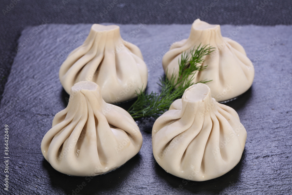 Caucasian traditional Khinkali Caucasian traditional Khinkali