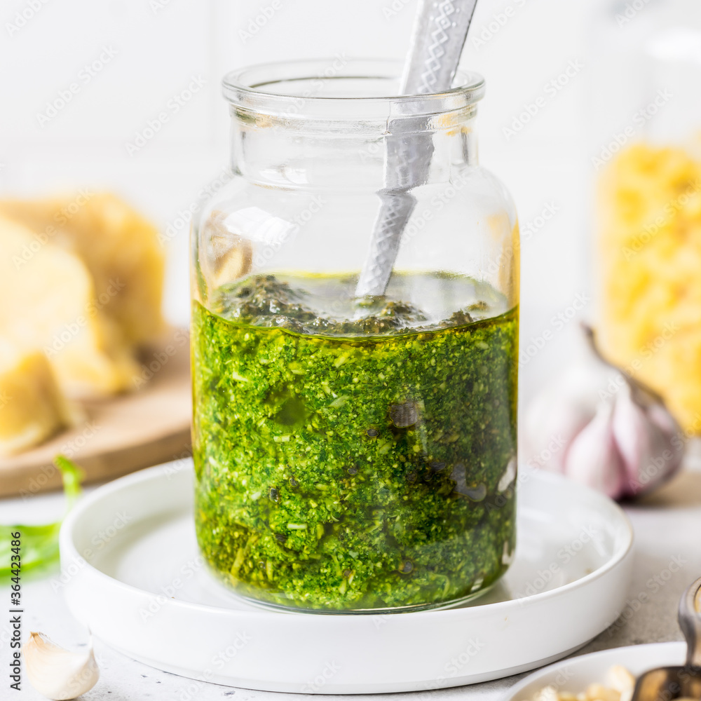 Pesto with Ingredients Pesto with Ingredients