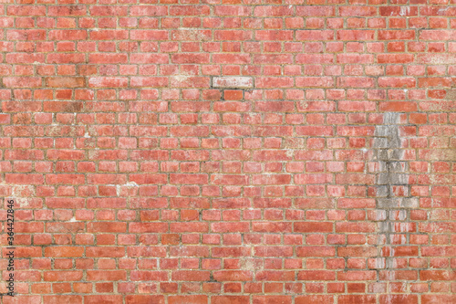 Old and dirty red brick background