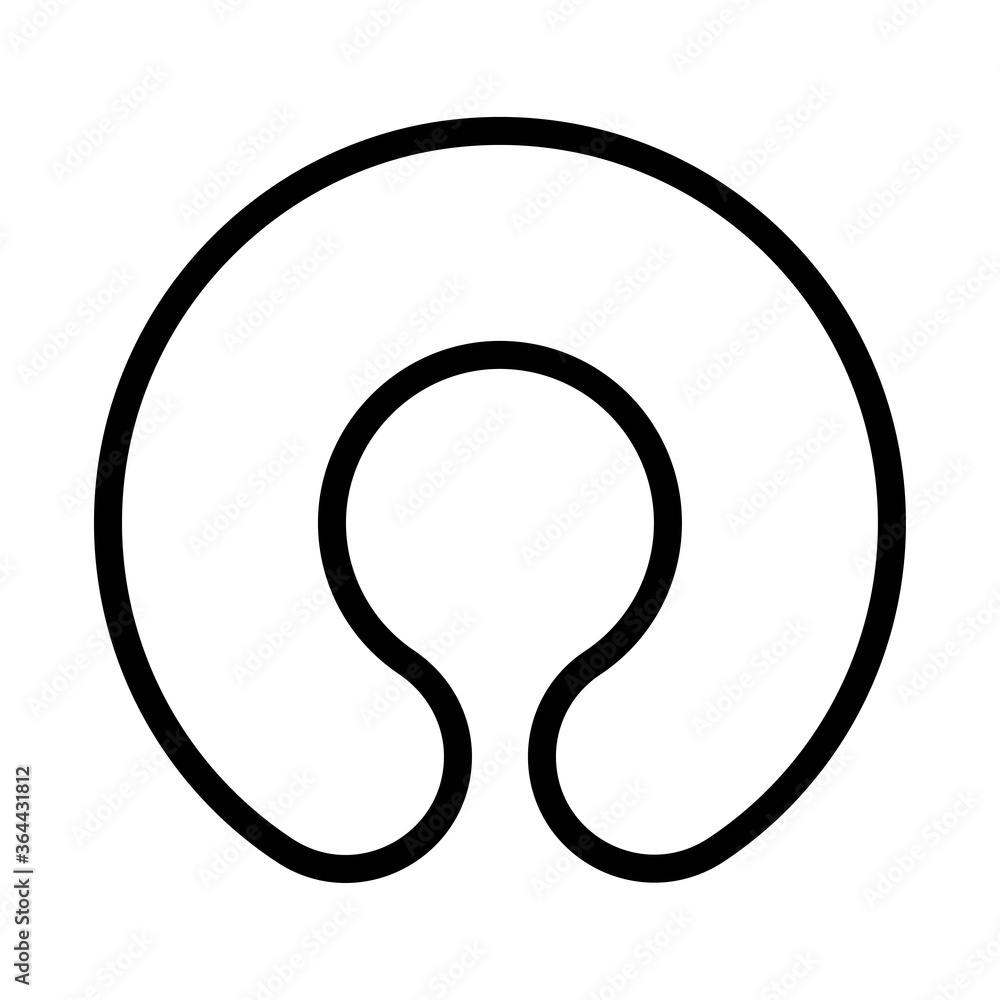 baby shower related baby sleeping pillow or head pillow vector in lineal style, baby shower related baby sleeping pillow or head pillow vector in lineal style,