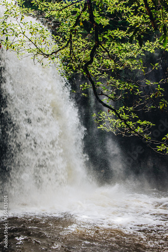 Portraid wide shot of Killen Falls Australia photo