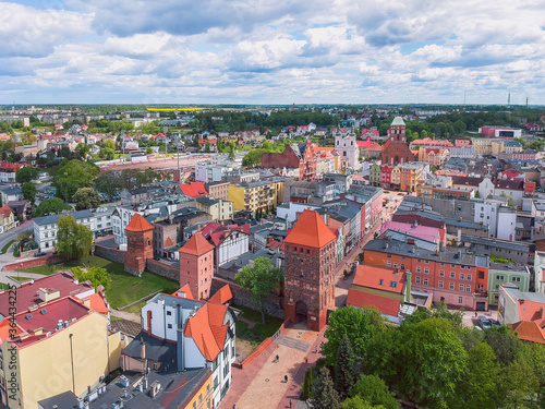 Obraz na płótnie Chojnice, town in Poland w salonie