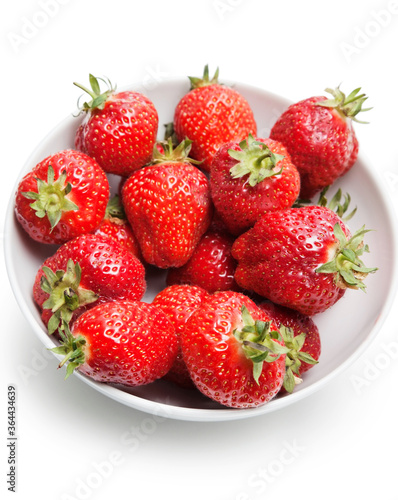Fototapeta Naklejka Na Ścianę i Meble -  Fresh strawberries in bowl
