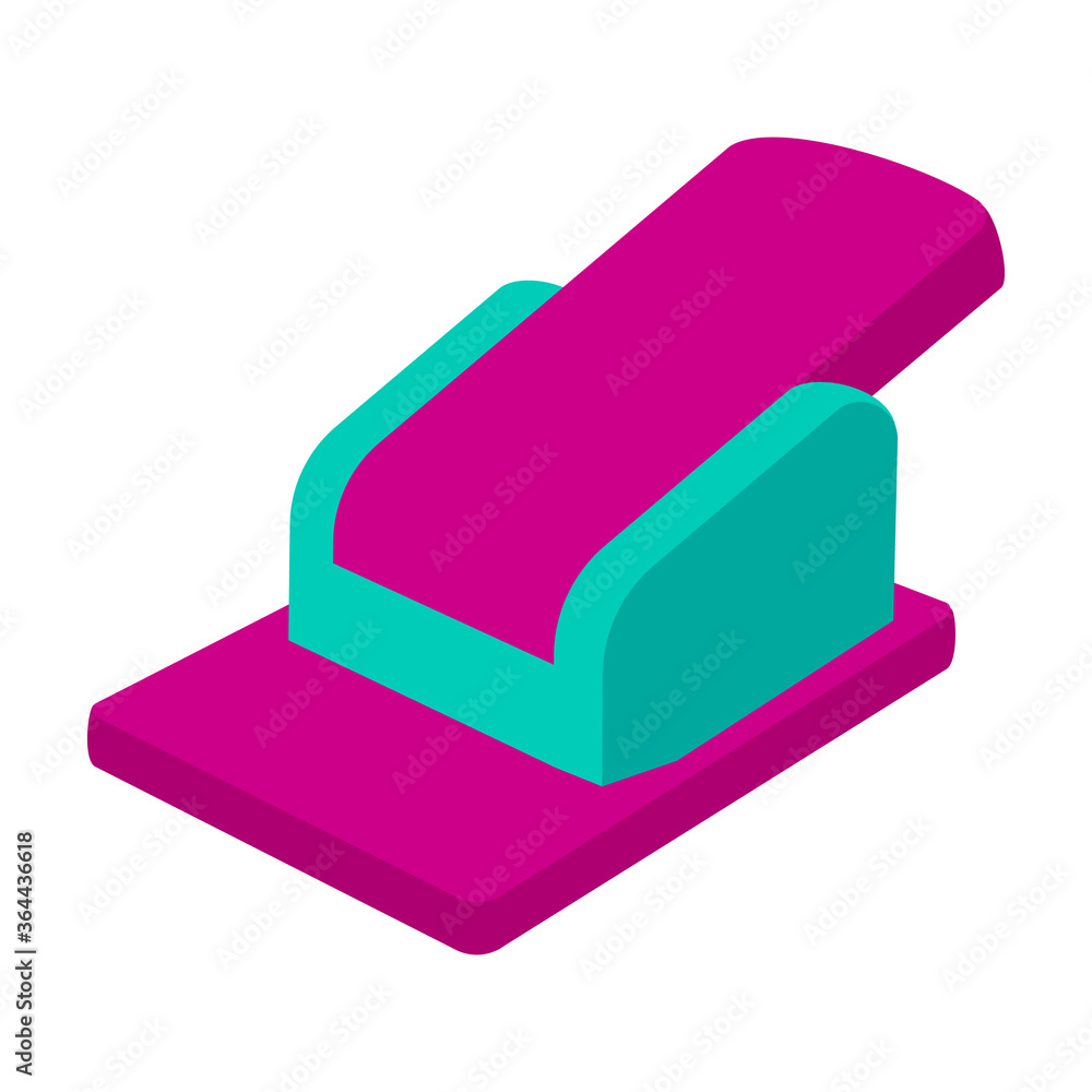 Stapler vector cartoon icon. Vector illustration puncher on white background. Isolated cartoon illustration icon stapler. Stapler vector cartoon icon. Vector illustration puncher on white background. Isolated cartoon illustration icon stapler.