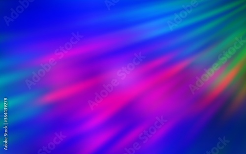 Dark Pink, Blue vector blurred bright template. Glitter abstract illustration with gradient design. New design for your business.