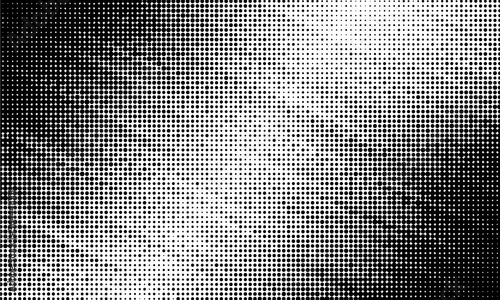 Modern random pixel pattern template. Monochrome art smoothing effect. halftone dots style.
