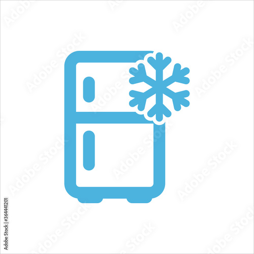 refrigerator icon flat vector logo design trendy