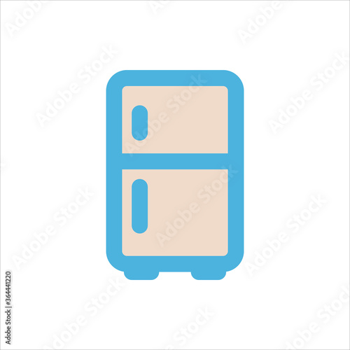 refrigerator icon flat vector logo design trendy