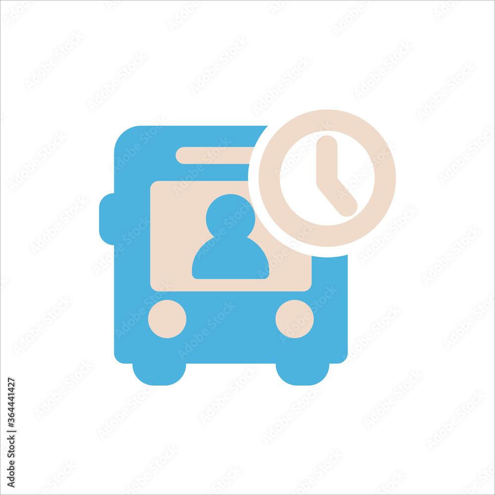 bus icon flat vector logo design trendy bus icon flat vector logo design trendy