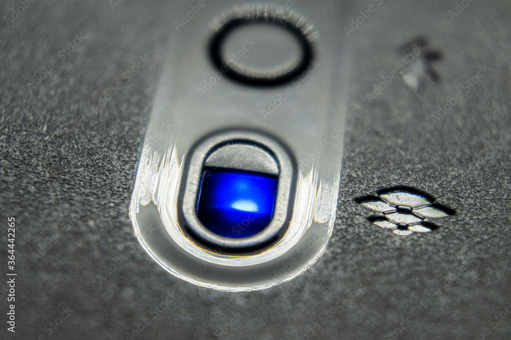 LED blue laser signal close-up LED blue laser signal close-up