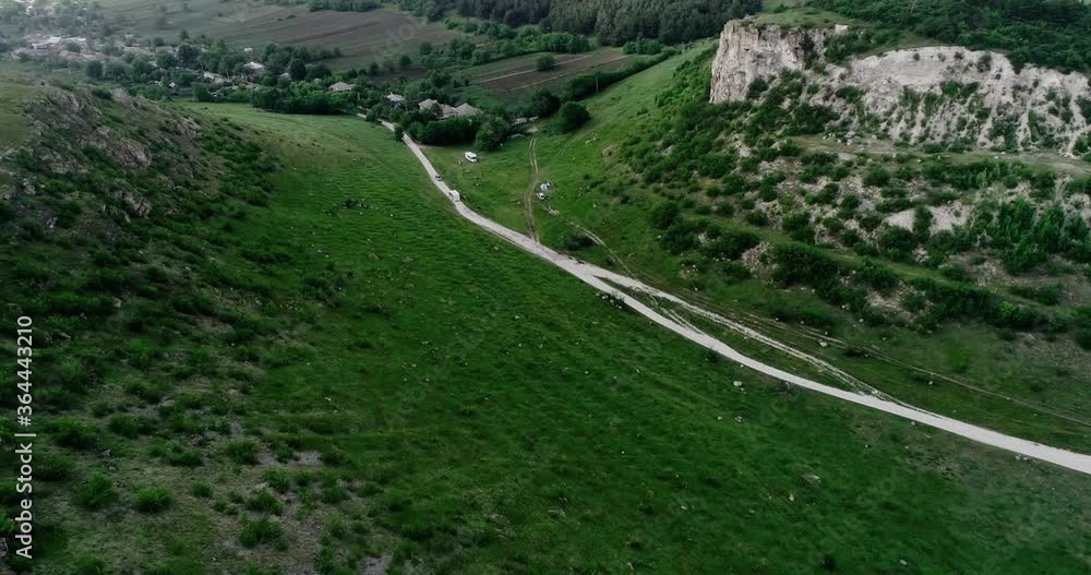 Amazing, beautiful aerial view of a large, steep mountainous region. Amazing, beautiful aerial view of a large, steep mountainous region.